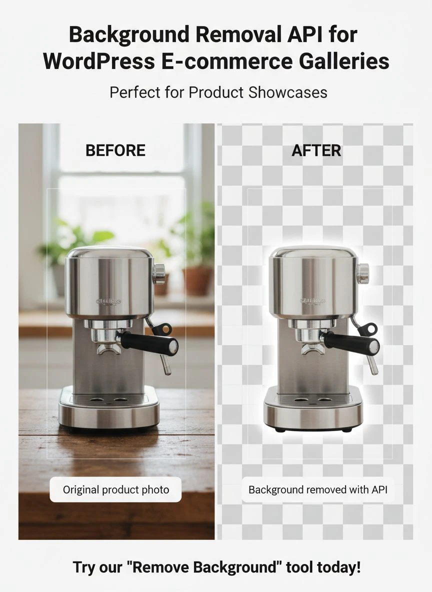 background removal API for wordpress ecommerce galleries - Professional Guide